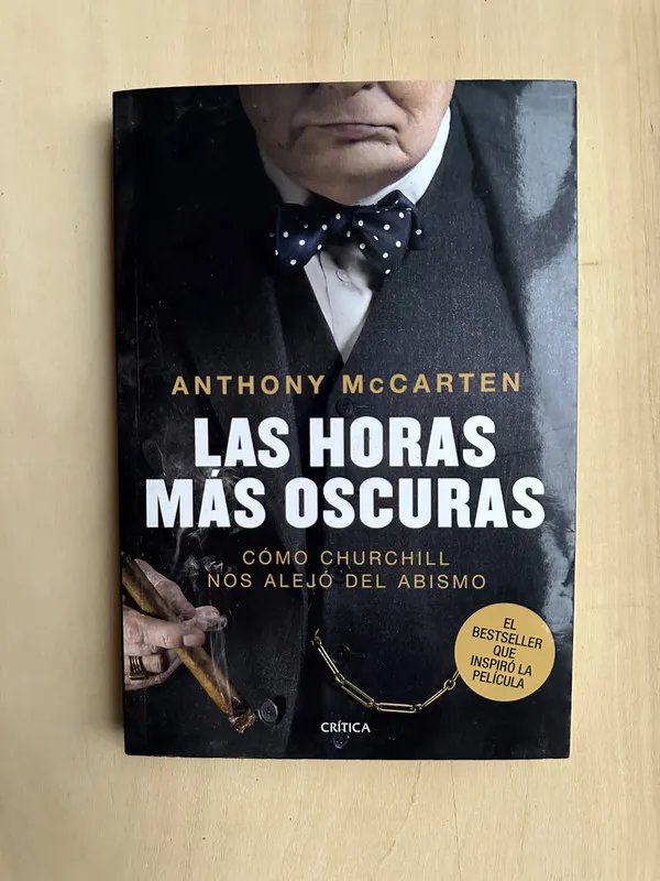 Tapa de Las horas mas oscuras - Mc Carten, Anthony (2n1)