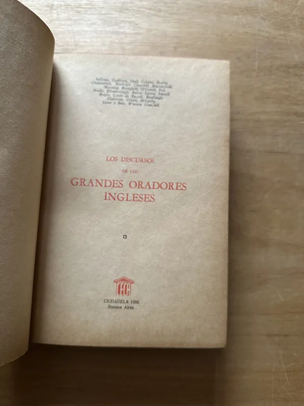 Los discursos de los grande oradores ingleses - (2p1)