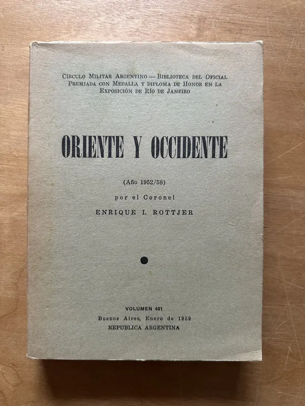 Oriente y occidente - Rottjer, Enrique (2p1)