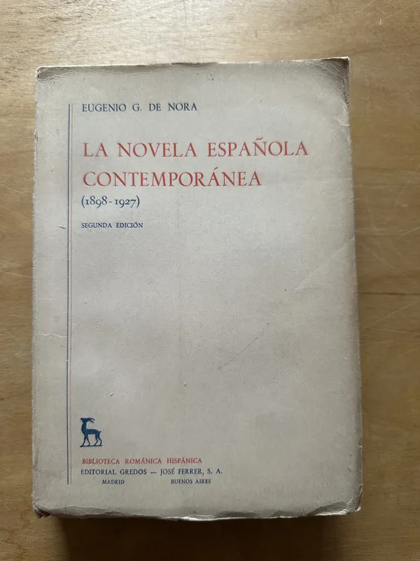 La novela española contemporanea - De Nora, Eugenio G. (2p2