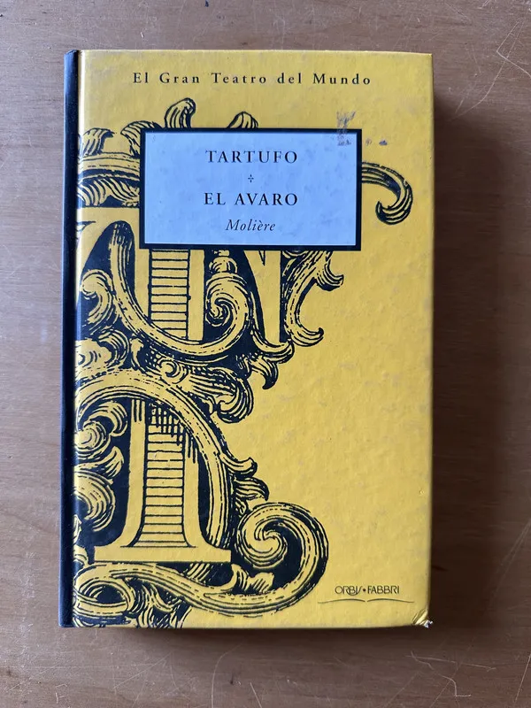 Tapa de Tartufo. El Avaro - Molier (2t5)