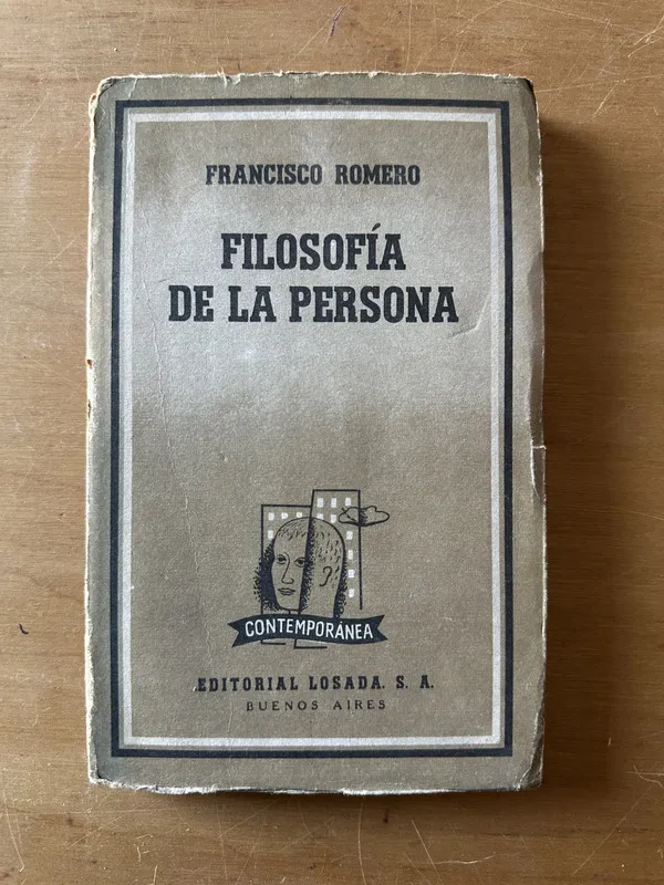 Filosofia de la persona - Romero, Francisco (2t1)