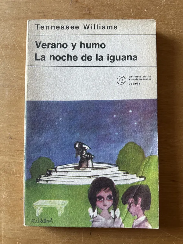 Tapa de Verano y humo. La noche de la iguana - Williams, T. (2u2)