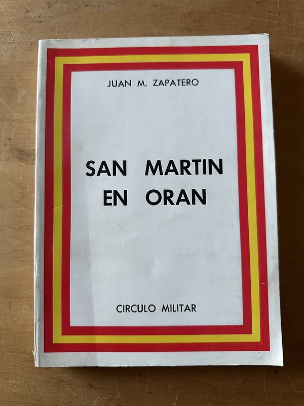 Tapa de San Martin en Oran - Zapatero, Juan M. (2u2)