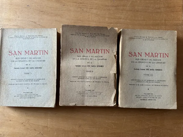 Tapa de San Martin sus ideas y su accion - Menendez (2u2)
