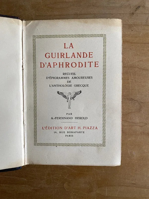 La Guirlande d'aphrodite - Herold, Ferdinand (2w3)