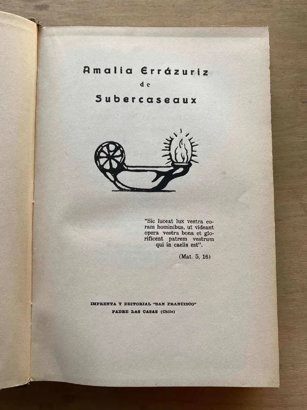 Tapa de Amalia Errazuriz De Subercaseaux (C7)