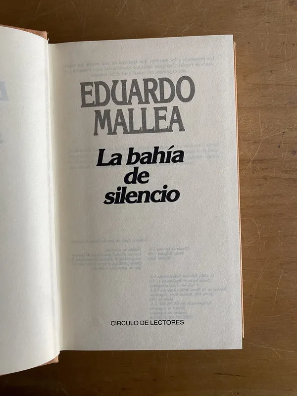 La bahia de silencio - Mallea, Eduardo (2x3)