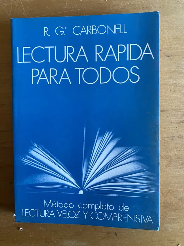 Tapa de Lectura rapida para todos - Carbonell, R. G (2x3)