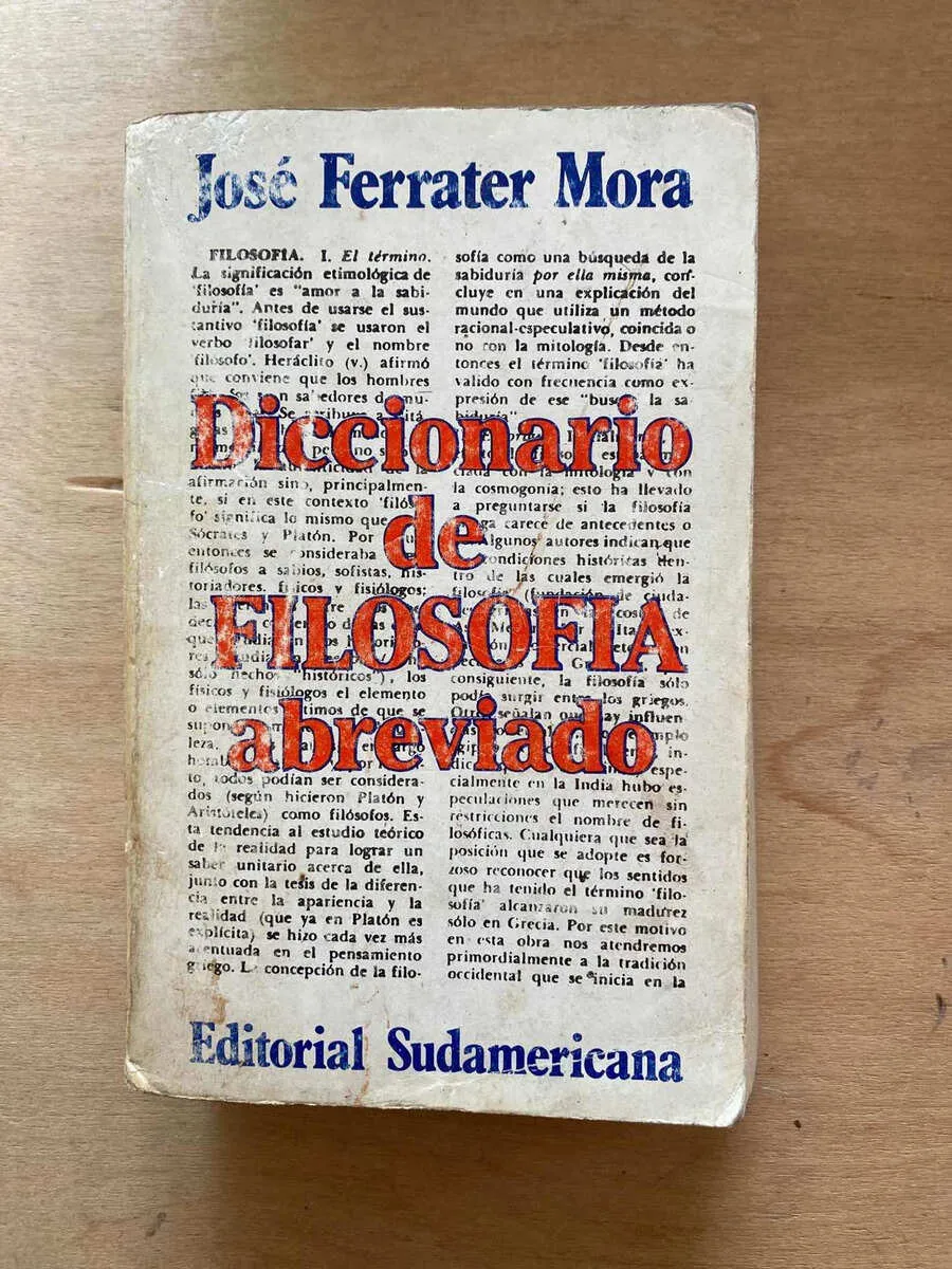 Diccionario De Filosofia Abreviado - Ferrater Mora(z1)