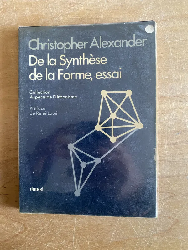 Tapa de De la synthese de la forme, essai - Alexander (2x8)
