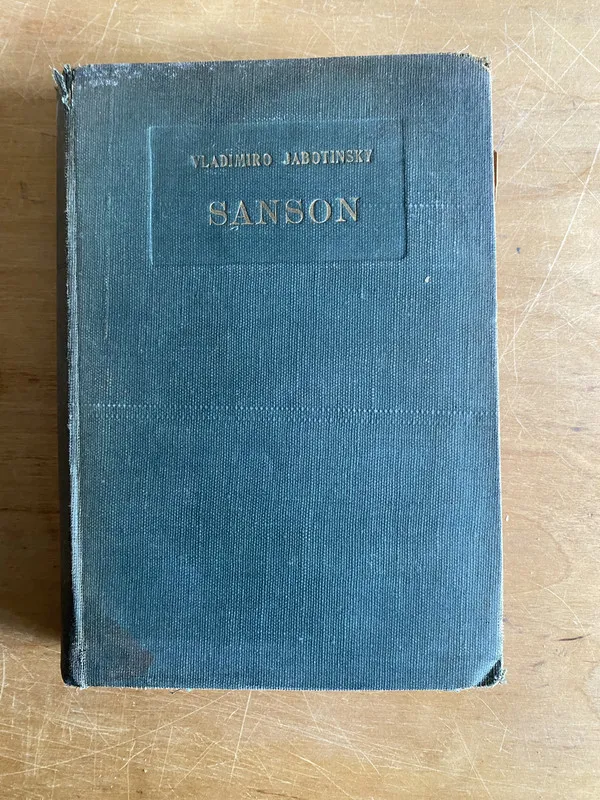 Sanson - Jabotinsky, Vladimiro (2y6)