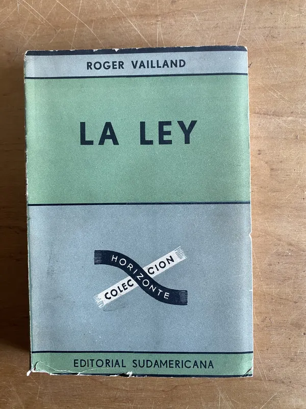 Tapa de La ley - Vailland, Roger (2y7)