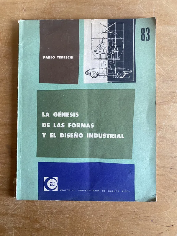 Tapa de La genesis de las formas y el diseño indust- Tedeschi (2y8)