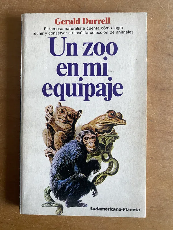 Tapa de Un zoo en mi equipaje - Durrell, Gerald (2z1)