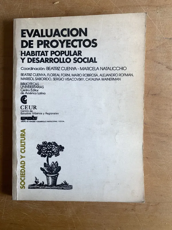 Tapa de Evaluación de proyectos: hábitat popular y desa- Forni (2z1