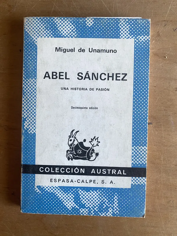 Tapa de Abel Sanchez - De Unamuno, Miguel (2z4)