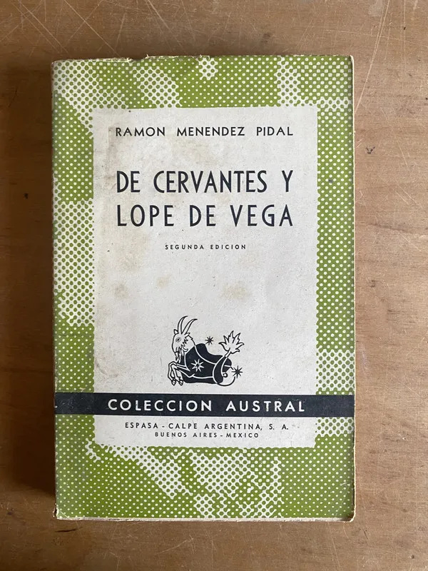 De cervantes y lope de vega - Menendez Pidal, Ramon (2z4)