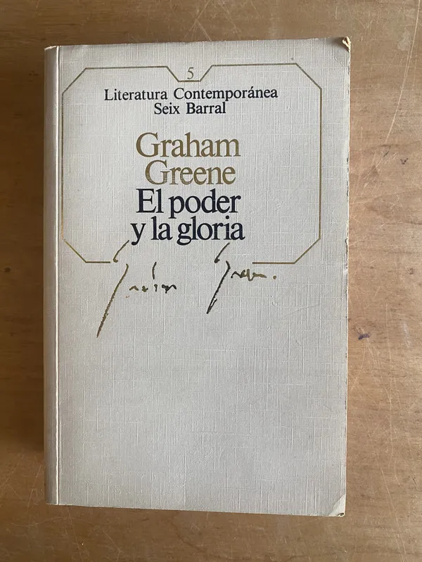 Tapa de El poder y la gloria - Graham, Greene (2z4)