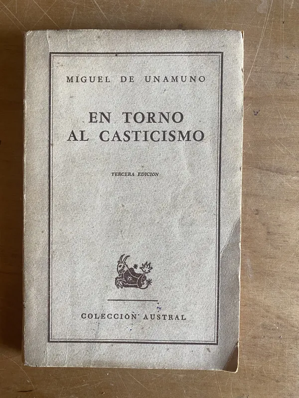 Tapa de En torno al caticismo - De Unamuno, Miguel (2z4)