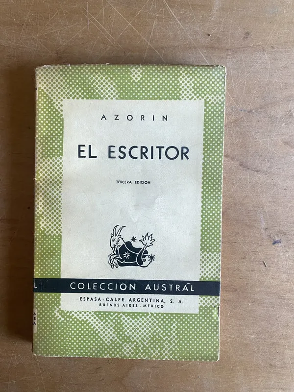 El escritor - Azorin (2z4)