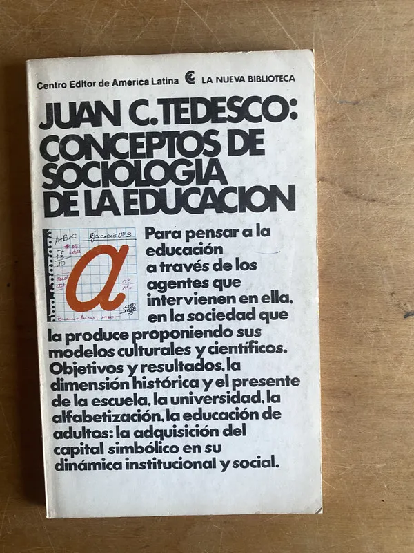 Conceptos de sociologia de la educacion - Tedesco (2z5)