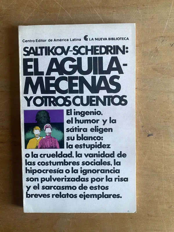 Tapa de El aguila-mecenas y otros cuentos - Saltikov-Schedrin (2z5)