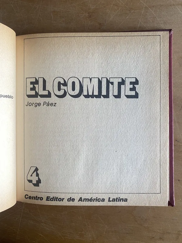 El comite - Paez, Jorge (2z5)