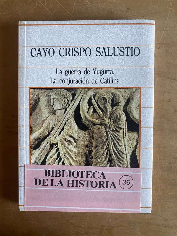 Tapa de La guerra de Yugurta. La conjuracion- Crispo Salustio (2z5)