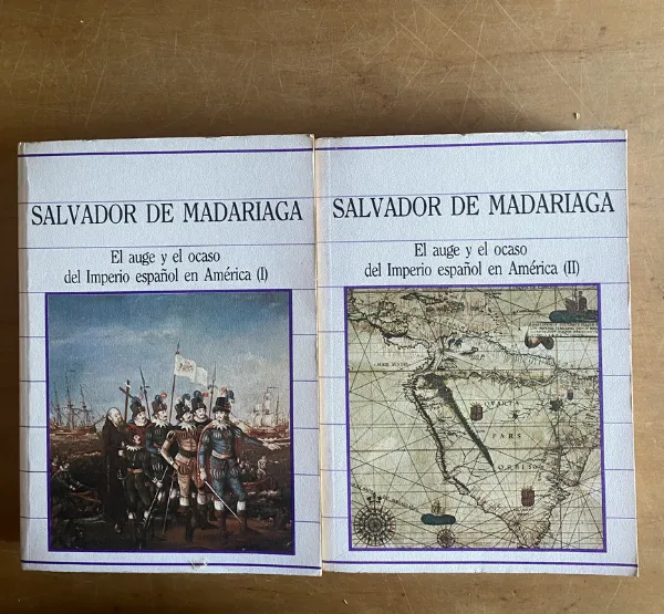 Tapa de El auge y el ocaso del imperio Español- De Madatriaga (2z5)