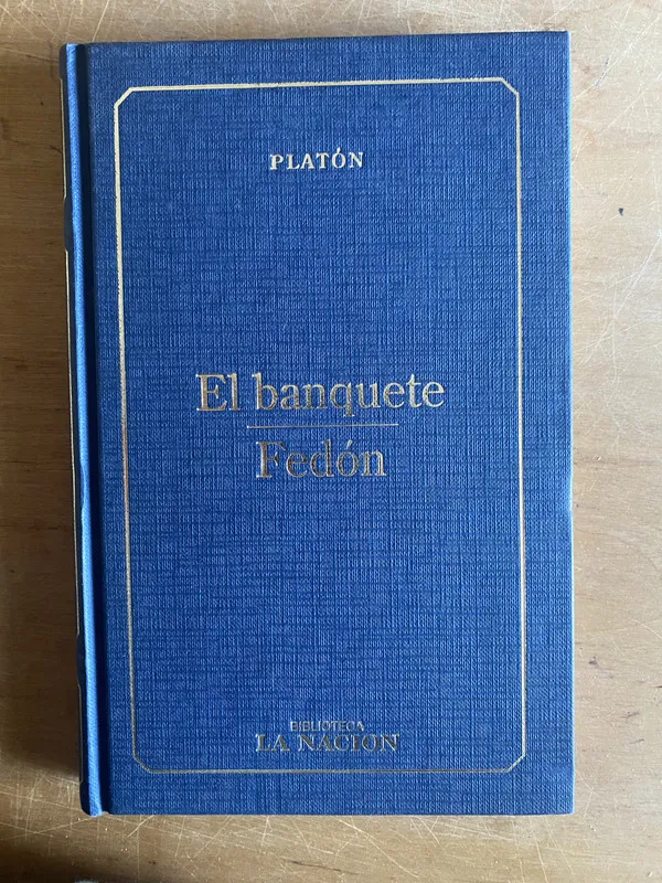 Tapa de El banquete/Fedon - Platon (2z6)