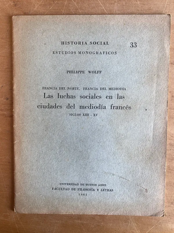 Las luchas sociales en las ciudades del mediodi- Wolff (2z7