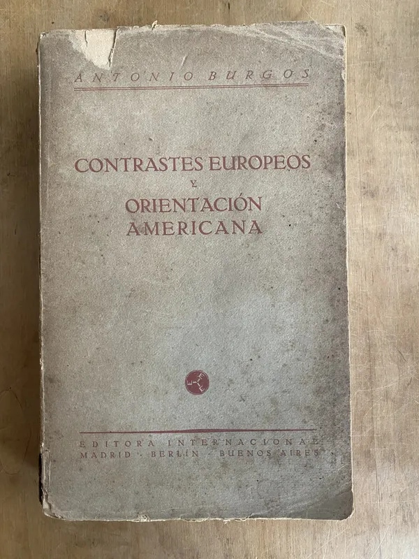 Tapa de Contrastes europeos y orientacion americana - Burgos (a5)