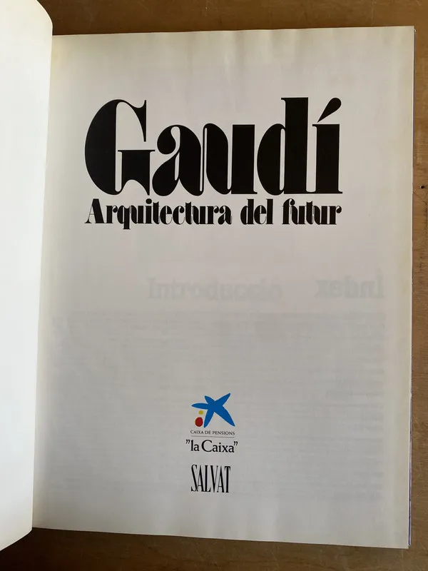 Arquitectura del futur - Gaudi (2g7)
