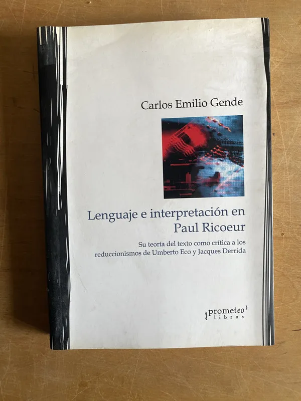 Lenguaje e interpretacion en Paul Ricoeur - Gende (3b5)
