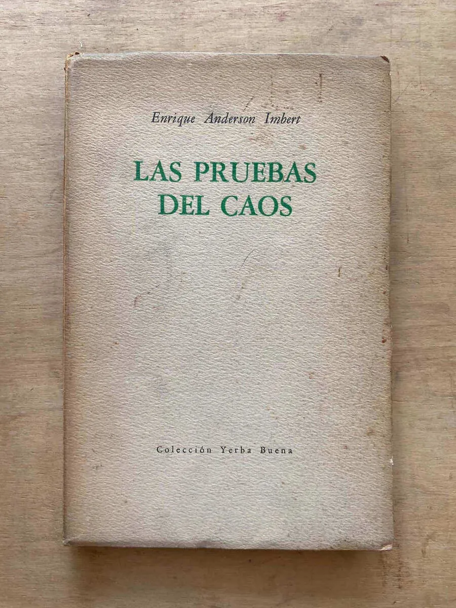 Las Pruebas Del Caos - Anderson Imbert, Enrique (q3)