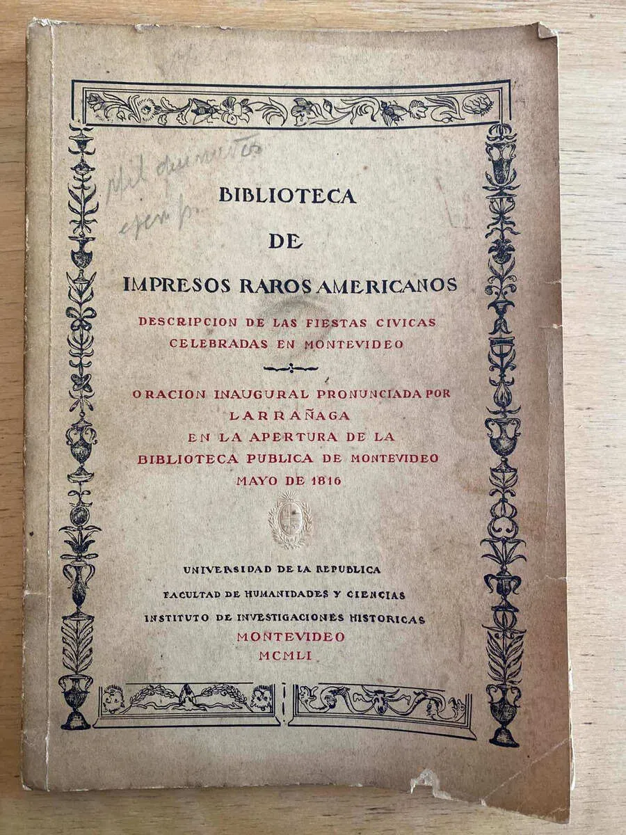 Biblioteca De Impresos Raros Americanos (D1)