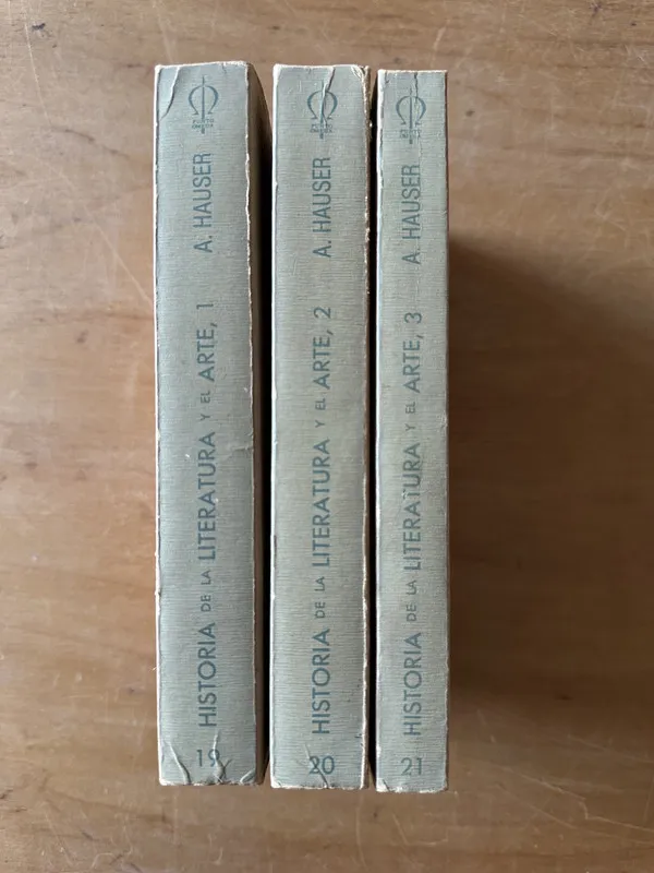 Tapa de Historia Social de la literatura y del arte - Hauser (2u5)