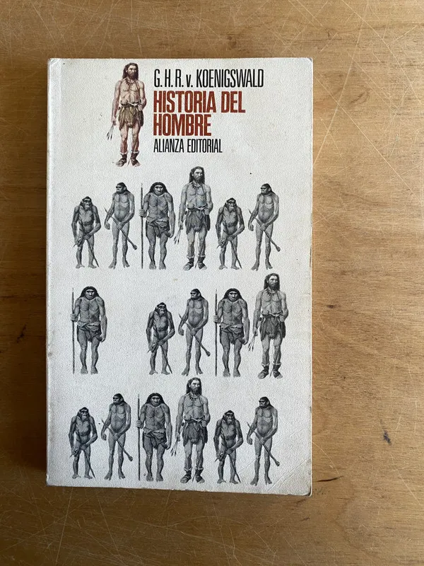 Tapa de Historia del hombre - Koenigswald, (3a7)