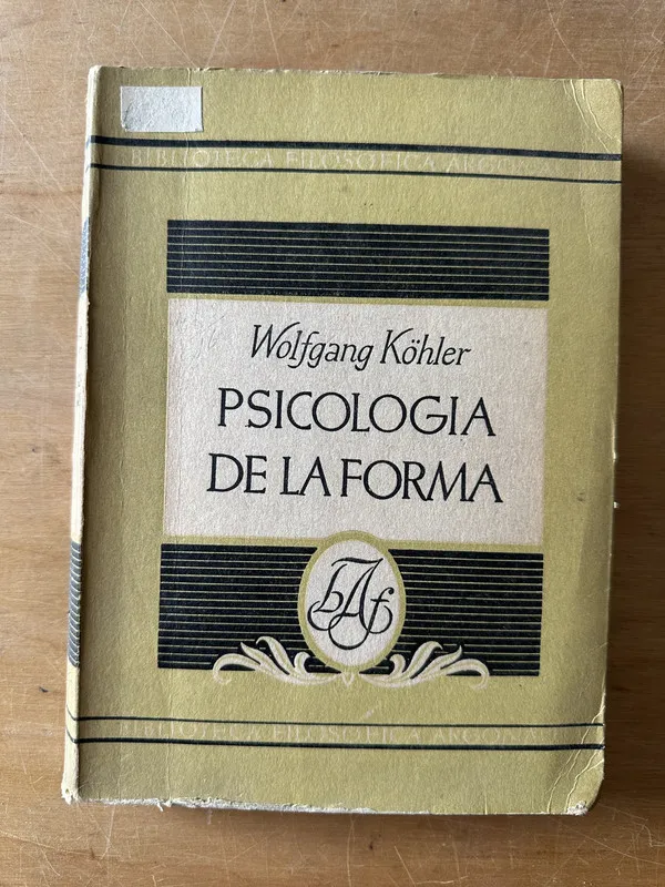 Psicologia de la forma - Kohler, Wolfgang (3f1)