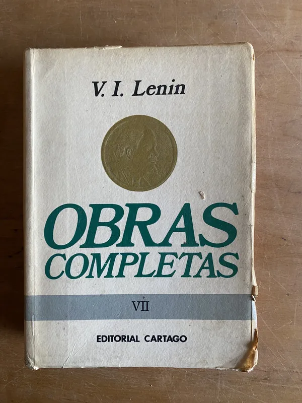 Tapa de Obras Completas vii - Lenin, (3e1)