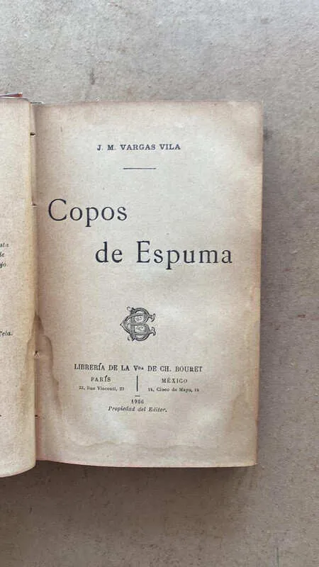 Copos De Espuma - Vargas Vila (dd3)