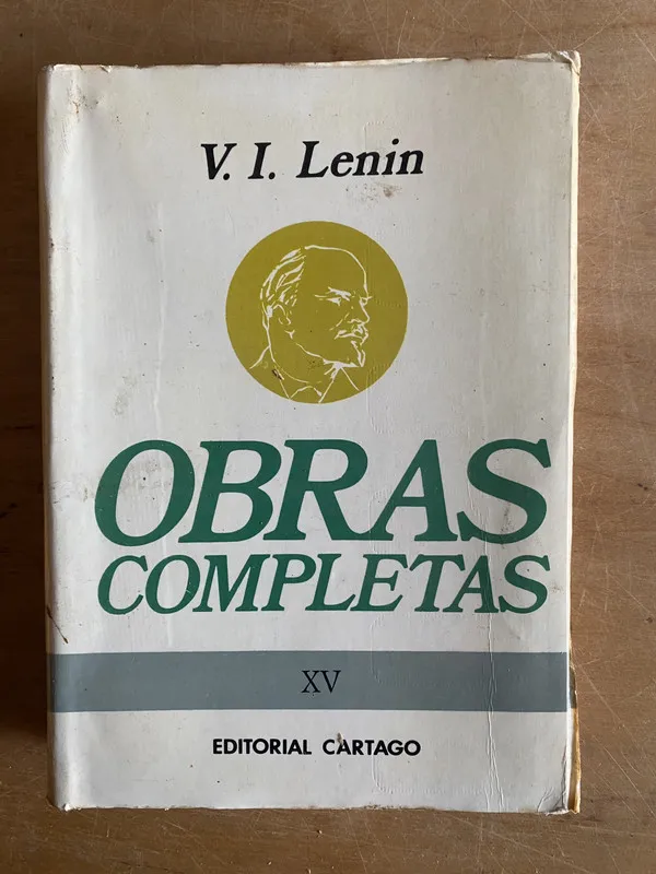Tapa de Obras Completas xv - Lenin, (3e1)