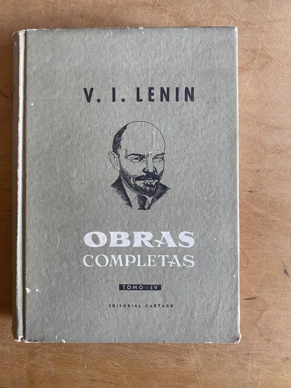 Tapa de Obras Completas iv - Lenin, (3e2)