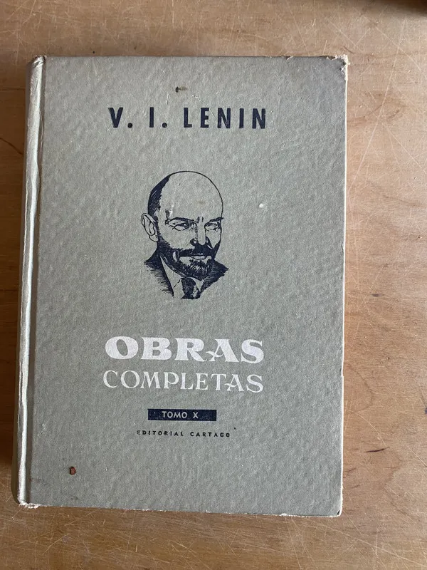 Tapa de Obras Completas x - Lenin, (3e2)