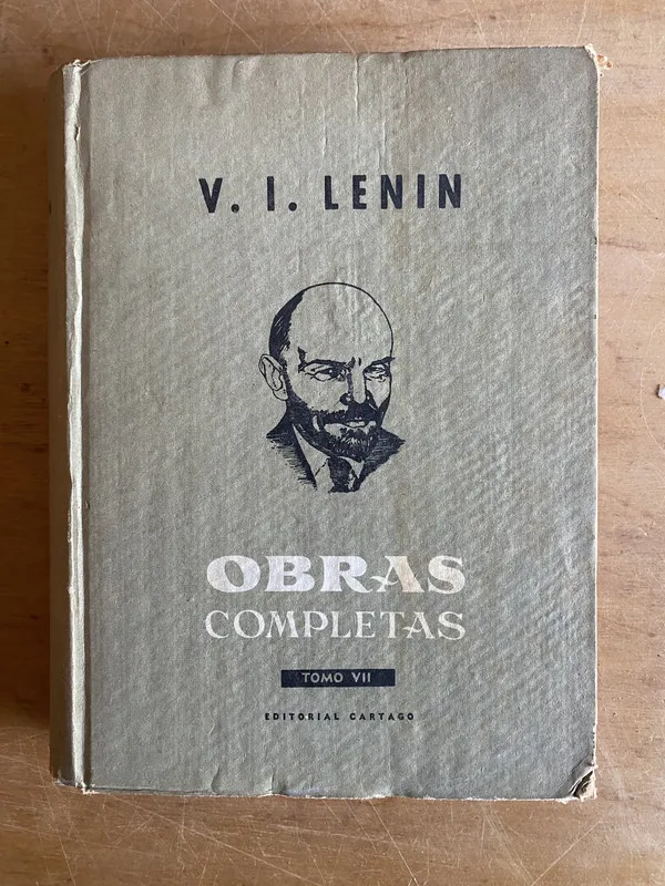 Tapa de Obras Completas vii - Lenin, (3e3)