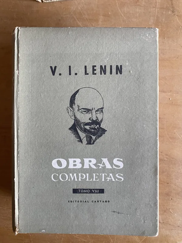 Tapa de Obras Completas viii - Lenin, (3e3)