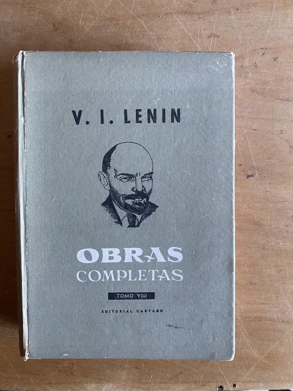 Tapa de Obras Completas viii - Lenin, (3e3)