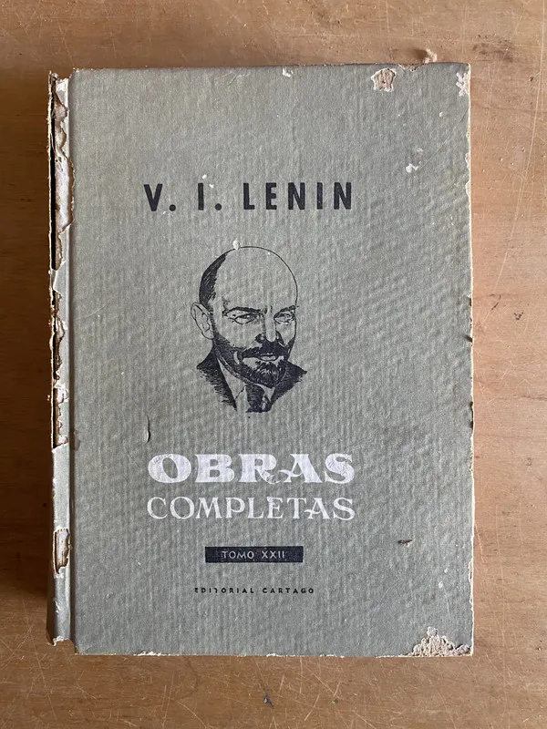 Tapa de Obras Completas xxii - Lenin, (3e3)