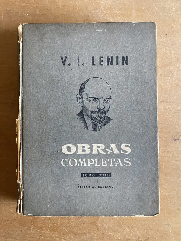 Tapa de Obras Completas xxiii - Lenin, (3e3)